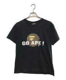 A BATHING APE（アベイシングエイプ）の古着「プリントTシャツ」｜ブラック