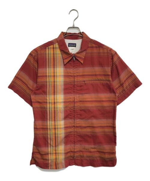 Patagonia（パタゴニア）Patagonia (パタゴニア) 00’s サイドバーンシャツ オレンジ サイズ:Mの古着・服飾アイテム