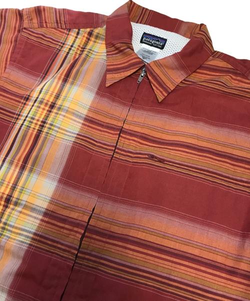 Patagonia（パタゴニア）Patagonia (パタゴニア) 00’s サイドバーンシャツ オレンジ サイズ:Mの古着・服飾アイテム