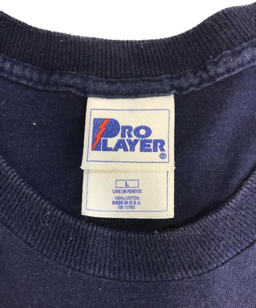 PROPLAYER（プロプレイヤー）PROPLAYER (プロプレイヤー) ALEX RODRIGUEZ(アレックス・ロドリゲス)プリントTシャツ ネイビー サイズ:Lの古着・服飾アイテム