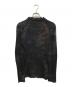 JULIUS（ユリウス）の古着「GRAPHICAL JACQUARD KNIT KNIT LONG SLEEVE T-SHIRTS」｜ブラック