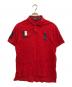 POLO RALPH LAUREN（ポロ・ラルフローレン）の古着「国旗ビッグポニーポロシャツ」｜レッド