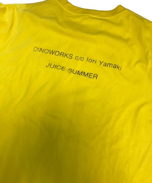 Dinoworks c/o Iori Yamaki（ディノワークスシーオーイオリヤマキ）Dinoworks c/o Iori Yamaki (ディノワークスシーオーイオリヤマキ) FLOAT TEE イエロー サイズ:表記なしの古着・服飾アイテム