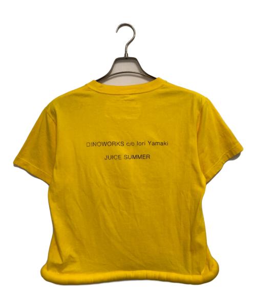 Dinoworks c/o Iori Yamaki（ディノワークスシーオーイオリヤマキ）Dinoworks c/o Iori Yamaki (ディノワークスシーオーイオリヤマキ) FLOAT TEE イエロー サイズ:表記なしの古着・服飾アイテム