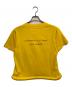 Dinoworks c/o Iori Yamaki (ディノワークスシーオーイオリヤマキ) FLOAT TEE イエロー サイズ:表記なし：10000円