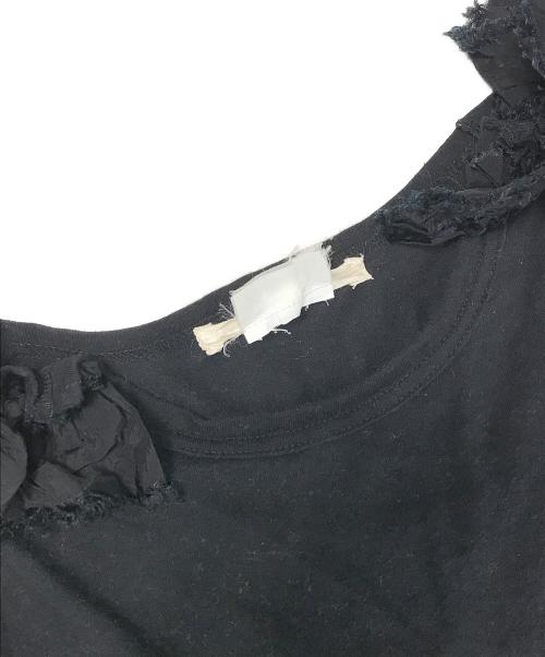 COMME des GARCONS（コムデギャルソン）COMME des GARCONS (コムデギャルソン) フリルカットソー ブラック サイズ:Mの古着・服飾アイテム