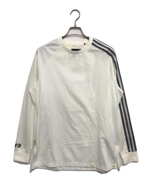 Y-3（ワイスリー）Y-3 (ワイスリー) ロングスリーブカットソー ホワイト サイズ:Sの古着・服飾アイテム