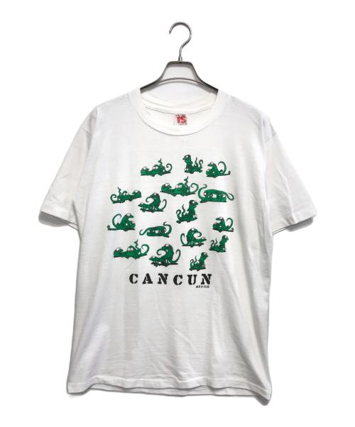 VINTAGE（ヴィンテージ）VINTAGE (ヴィンテージ) 48手 Tシャツ ホワイト サイズ:XLの古着・服飾アイテム