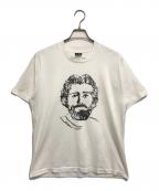 FRUIT OF THE LOOMフルーツオブザルーム）の古着「90s JOE CASTILLO(ジョー・カスティーヨ)　キリストプリントアートTシャツ」｜ホワイト