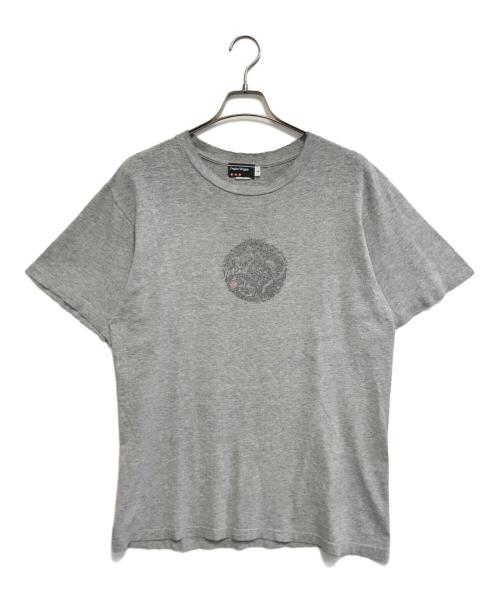 project dragon（プロジェクトドラゴン）project dragon (プロジェクトドラゴン) プリントTシャツ グレー サイズ:Lの古着・服飾アイテム