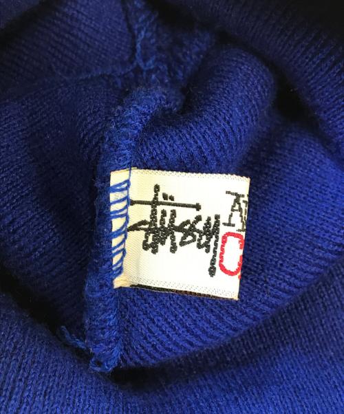 stussy（ステューシー）stussy (ステューシー) ニット帽 ブルー サイズ:表記なしの古着・服飾アイテム