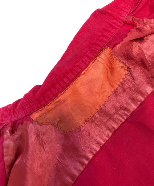 VINTAGE（ヴィンテージ）VINTAGE (ヴィンテージ) オープンカラーコーデュロイシャツ レッド サイズ:表記なしの古着・服飾アイテム