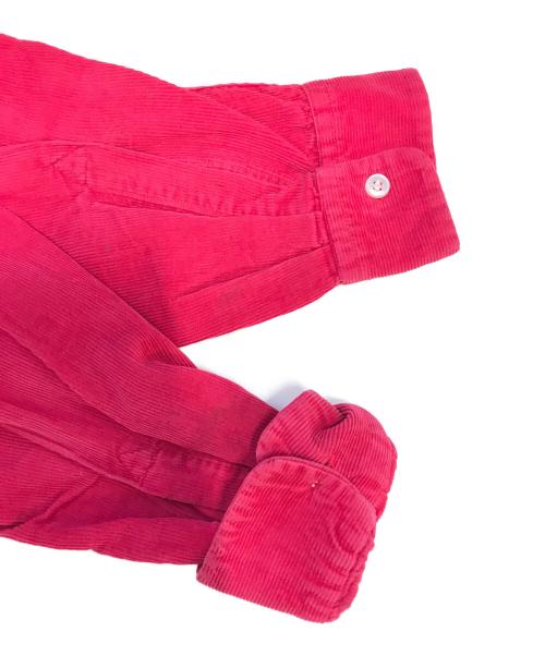 VINTAGE（ヴィンテージ）VINTAGE (ヴィンテージ) オープンカラーコーデュロイシャツ レッド サイズ:表記なしの古着・服飾アイテム