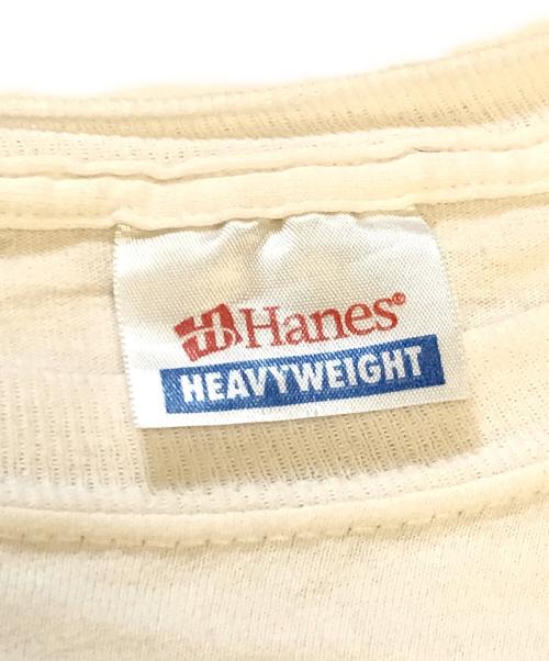 Hanes（ヘインズ）Hanes (ヘインズ) プリントTシャツ ホワイト サイズ:XLの古着・服飾アイテム