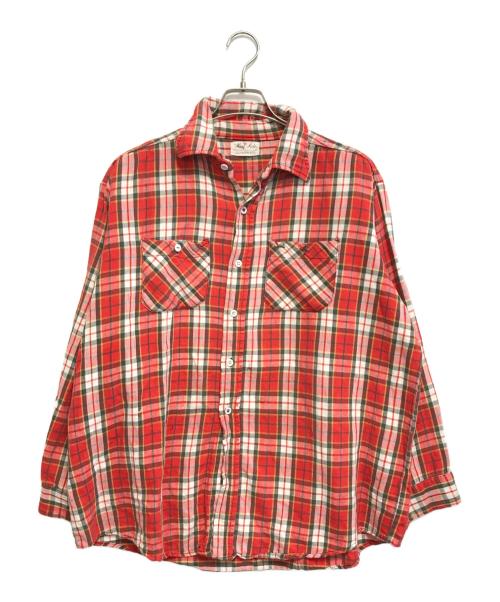 KING LOUIE（キングルイ）KING LOUIE (キングルイ) チェックネルシャツ レッド サイズ:表記なしの古着・服飾アイテム