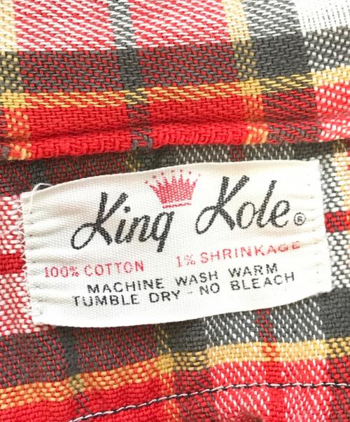 KING LOUIE（キングルイ）KING LOUIE (キングルイ) チェックネルシャツ レッド サイズ:表記なしの古着・服飾アイテム