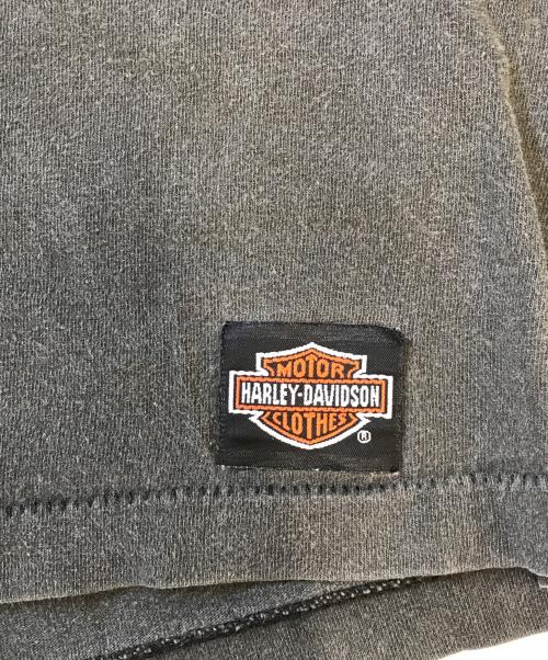 モーターサイクルTシャツ（モーターサイクルTシャツ）モーターサイクルTシャツ (モーターサイクルTシャツ) 80s HARLEY-DAVIDSON(ハーレーダビッドソン) モーターサイクルTシャツ ブラック サイズ:XXLの古着・服飾アイテム