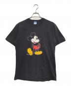 キャラクターTシャツキャラクターTシャツ）の古着「80s DISNEY(ディズニー) キャラクターTシャツ」｜ネイビー