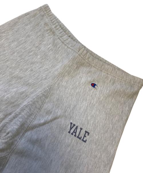 Champion（チャンピオン）Champion (チャンピオン) 染込みプリント リバースウィーブパンツ グレー サイズ:LARGEの古着・服飾アイテム
