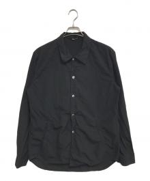 COMME des GARCONS HOMME DEUX（コムデギャルソン オム ドゥ）の古着「シワ加工スナップシャツ」｜ブラック