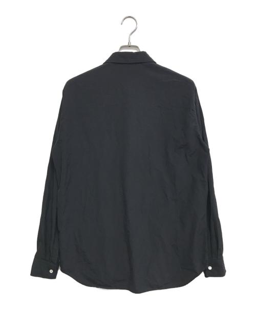 COMME des GARCONS HOMME DEUX（コムデギャルソン オム ドゥ）COMME des GARCONS HOMME DEUX (コムデギャルソン オム ドゥ) シワ加工スナップシャツ ブラック サイズ:Lの古着・服飾アイテム