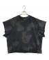 DINGYUN ZHANG（ディンユン・チャン）の古着「GRID CAMO PANELLED T-SHIRT」｜ブラック