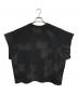 DINGYUN ZHANG (ディンユン・チャン) GRID CAMO PANELLED T-SHIRT ブラック サイズ:S：12000円