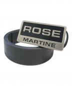 MARTINE ROSEマーティン・ローズ）の古着「ラバータイヤベルト」｜ブラック