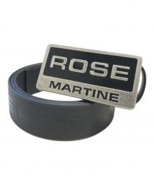 MARTINE ROSE（マーティン・ローズ）の古着「ラバータイヤベルト」｜ブラック