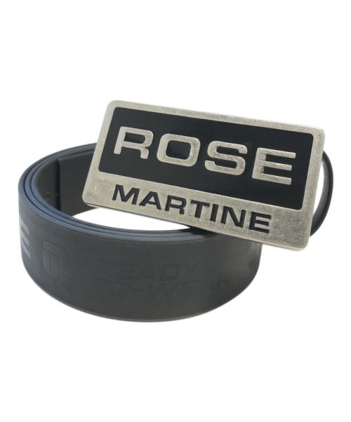 MARTINE ROSE（マーティン・ローズ）MARTINE ROSE (マーティン・ローズ) ラバータイヤベルト ブラック サイズ:0/Sの古着・服飾アイテム
