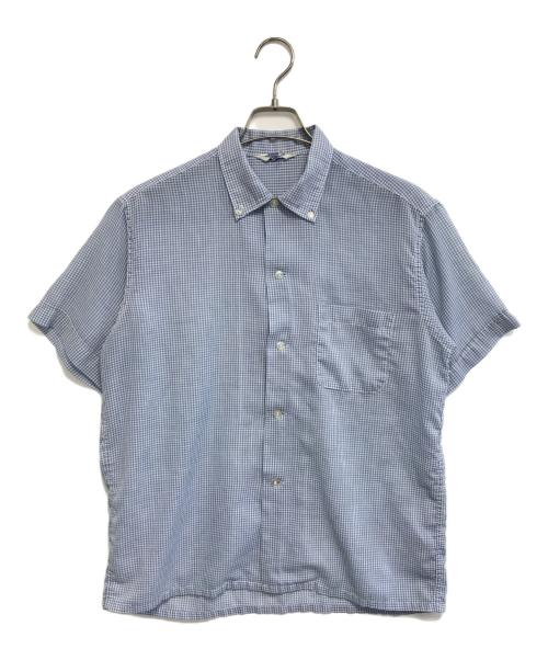 Sears（シアーズ）Sears (シアーズ) 半袖ボタンダウンシャツ スカイブルー サイズ:Mの古着・服飾アイテム