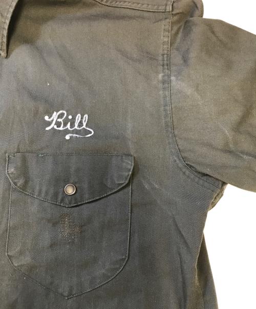 VINTAGE（ヴィンテージ）VINTAGE (ヴィンテージ) フラップボタンシャツ カーキ サイズ:表記なしの古着・服飾アイテム