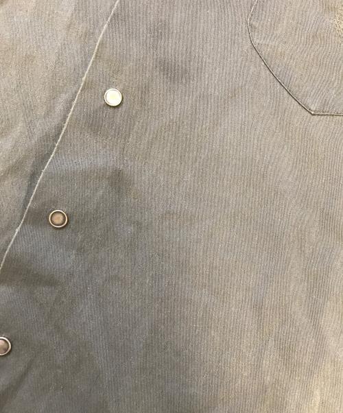 VINTAGE（ヴィンテージ）VINTAGE (ヴィンテージ) フラップボタンシャツ カーキ サイズ:表記なしの古着・服飾アイテム