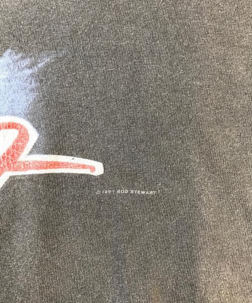 アーティストTシャツ（アーティストTシャツ）アーティストTシャツ (アーティストTシャツ) 90s Rod Stewart(ロッド スチュワート) アーティストTシャツ ブラック サイズ:XLの古着・服飾アイテム