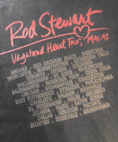 アーティストTシャツ（アーティストTシャツ）アーティストTシャツ (アーティストTシャツ) 90s Rod Stewart(ロッド スチュワート) アーティストTシャツ ブラック サイズ:XLの古着・服飾アイテム