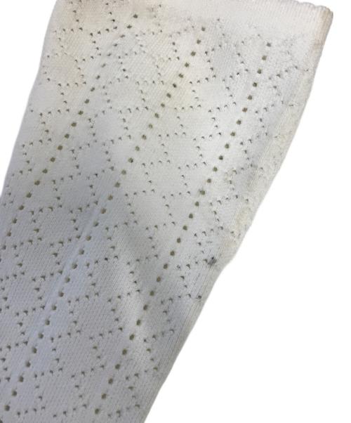 grounds（グラウンズ）grounds (グラウンズ) MOOPIE LACE LONG ホワイト サイズ:EU38/US7/UK4.5/CM24の古着・服飾アイテム