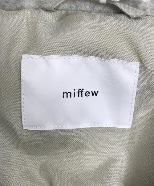 miffew（ミフュー）miffew (ミフュー) DUFFLE DOWN COAT グレー サイズ:SIZE 3の古着・服飾アイテム