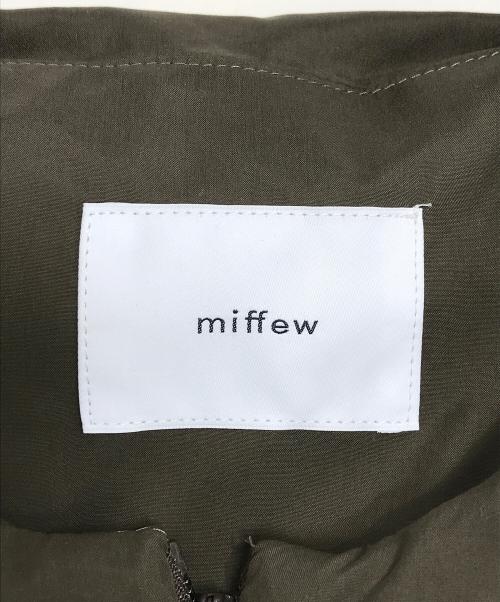 miffew（ミフュー）miffew (ミフュー) OVER DOWN JACKET オリーブ サイズ:SIZE 1の古着・服飾アイテム