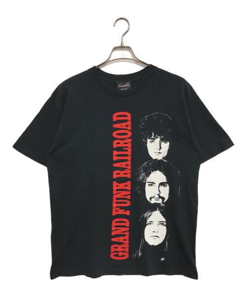 バンドTシャツ（バンドTシャツ）バンドTシャツ (バンドTシャツ) GRAND FUNK RAILROAD(グランド・ファンク・レイルロード) バンドTシャツ ブラック サイズ:Lの古着・服飾アイテム