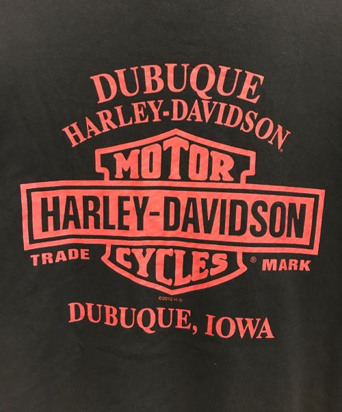 HARLEY-DAVIDSON（ハーレーダビッドソン）HARLEY-DAVIDSON (ハーレーダビッドソン) 10’s ジップパーカー ブラック サイズ:XLの古着・服飾アイテム