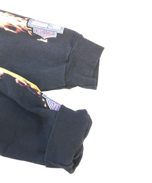 HARLEY-DAVIDSON（ハーレーダビッドソン）HARLEY-DAVIDSON (ハーレーダビッドソン) 10’s ジップパーカー ブラック サイズ:XLの古着・服飾アイテム