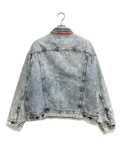 LEVI'S（リーバイス）LEVI'S (リーバイス) ケミカルウォッシュデニムジャケット インディゴ サイズ:記載なしの古着・服飾アイテム