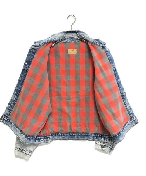 LEVI'S（リーバイス）LEVI'S (リーバイス) ケミカルウォッシュデニムジャケット インディゴ サイズ:記載なしの古着・服飾アイテム