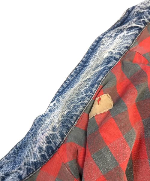 LEVI'S（リーバイス）LEVI'S (リーバイス) ケミカルウォッシュデニムジャケット インディゴ サイズ:記載なしの古着・服飾アイテム