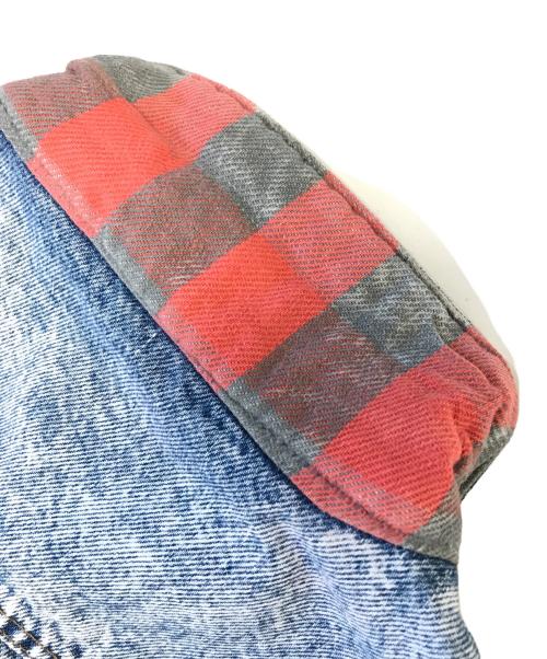 LEVI'S（リーバイス）LEVI'S (リーバイス) ケミカルウォッシュデニムジャケット インディゴ サイズ:記載なしの古着・服飾アイテム