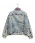 LEVI'S (リーバイス) ケミカルウォッシュデニムジャケット インディゴ サイズ:記載なし：12000円