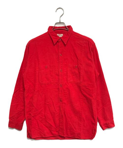 KING LOUIE（キングルイ）KING LOUIE (キングルイ) シャモアクロスシャツ レッド サイズ:表記なしの古着・服飾アイテム