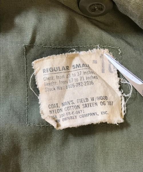VINTAGE MILITARY（ヴィンテージ ミリタリー）VINTAGE MILITARY (ヴィンテージ ミリタリー) US ARMY M65フィールドジャケット グリーン サイズ:R-Sの古着・服飾アイテム