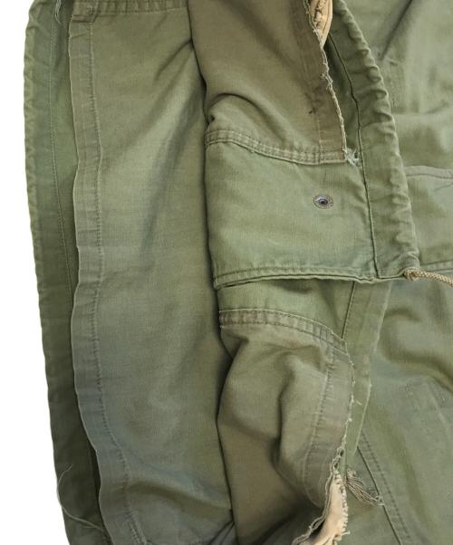 VINTAGE MILITARY（ヴィンテージ ミリタリー）VINTAGE MILITARY (ヴィンテージ ミリタリー) US ARMY M65フィールドジャケット グリーン サイズ:R-Sの古着・服飾アイテム