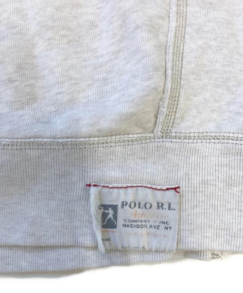 POLO RALPH LAUREN（ポロ・ラルフローレン）POLO RALPH LAUREN (ポロ・ラルフローレン) 前vスウェット グレー サイズ:XLの古着・服飾アイテム
